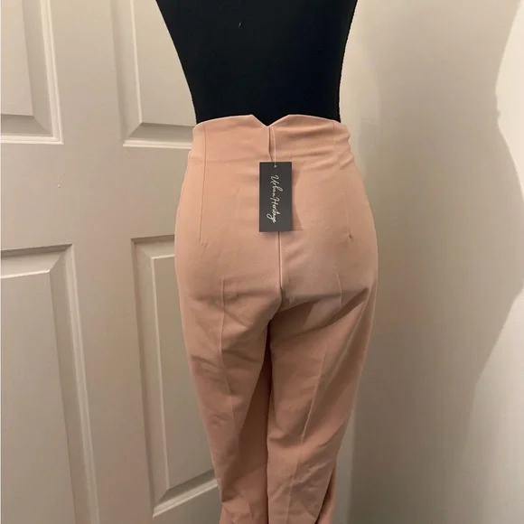 Elegant Soft Pink Women's Pants - Picture 5 of 5